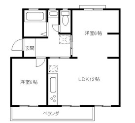 真砂1-11-1の物件間取画像